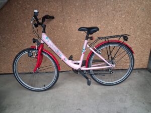 Flower Fun Roos Fiets 9 tot 12 jaar FIB100170